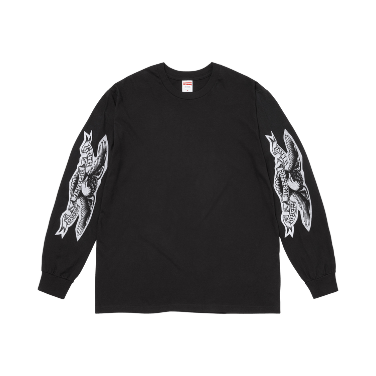 Supreme x Antihero Eagle Long-Sleeve Tee 'Black'