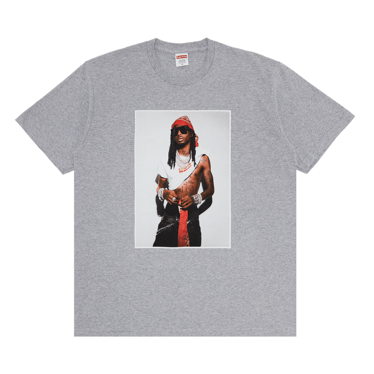 Supreme Playboi Carti Tee 'Heather Grey'