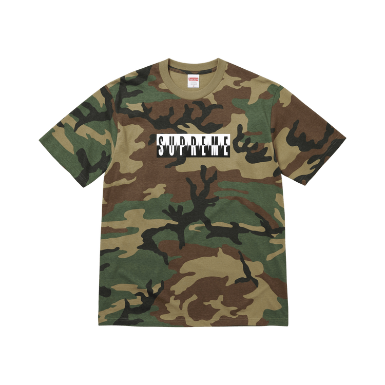 Supreme Split Tee 'Woodland Camo'