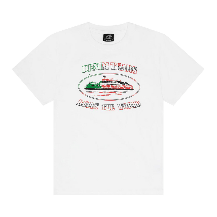Denim Tears x Cortiez Cortears Og Alcatraz Tee 'White'