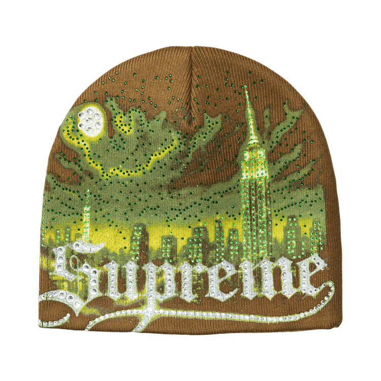 Supreme Cityscape Beanie 'Brown'