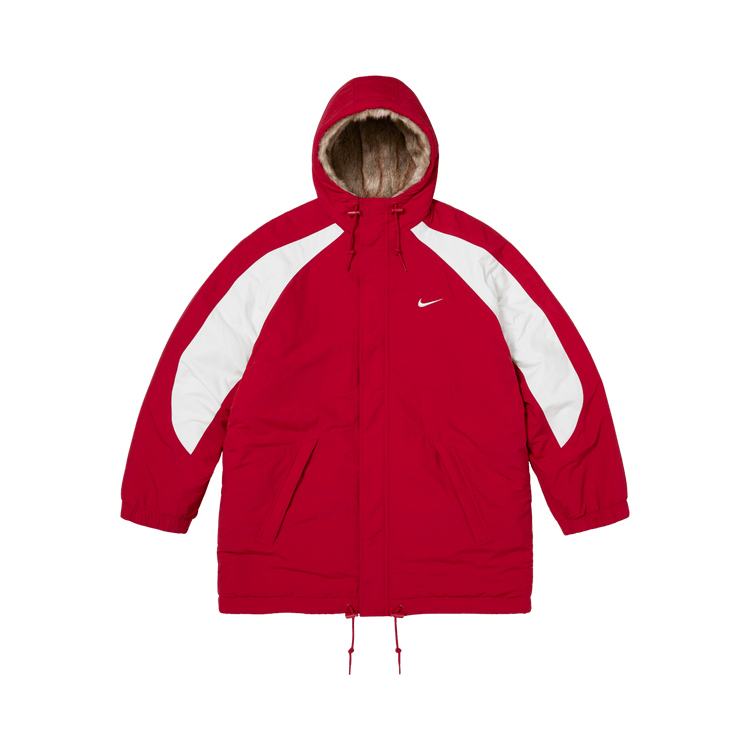 Supreme x Nike Faux Fur Reversible Parka 'Red'