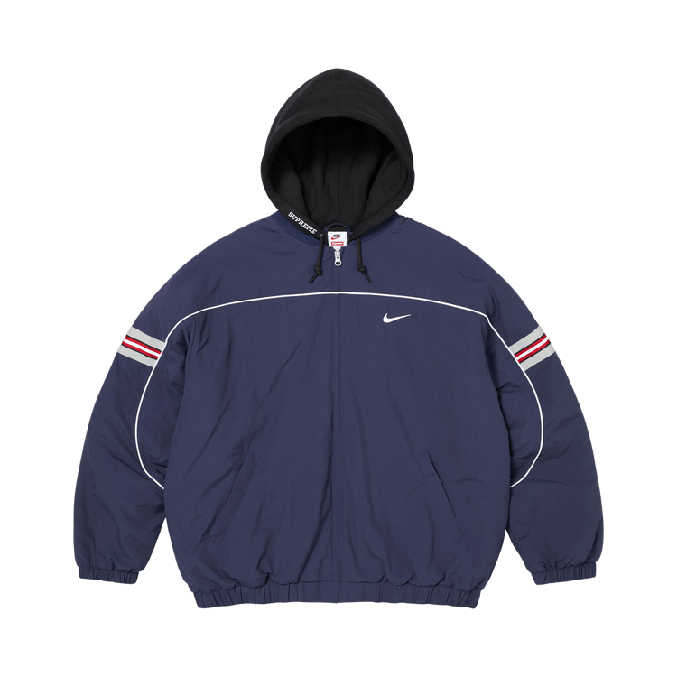 Supreme x Nike Nylon Hooded Jacket 'Navy'