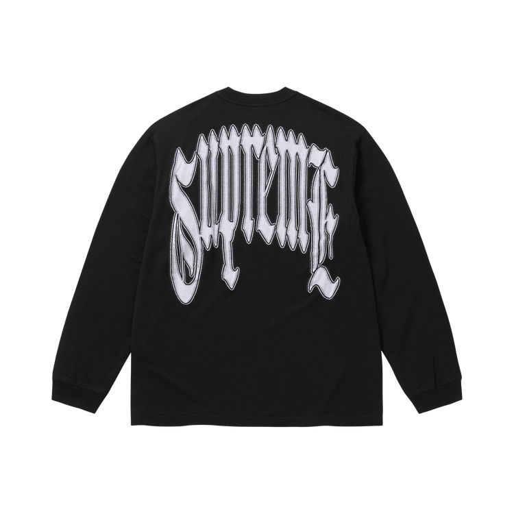 Supreme Intarsia Long-Sleeve Top 'Black'