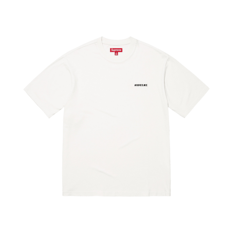 Supreme Washed Short-Sleeve Top 'White'