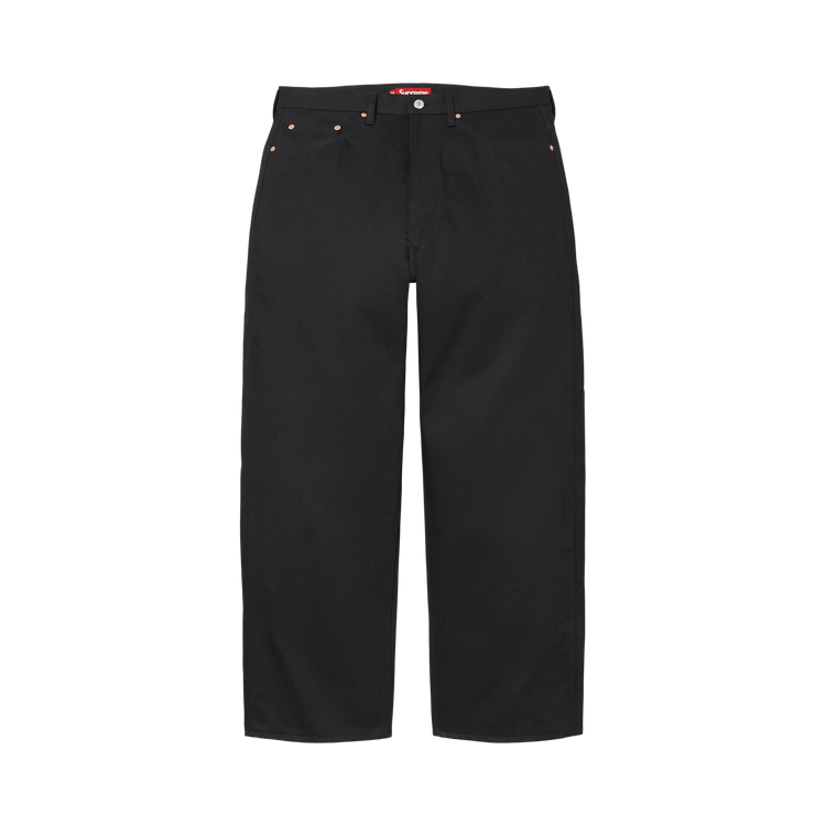 Supreme Baggy Selvedge Jean 'Rigid Black'