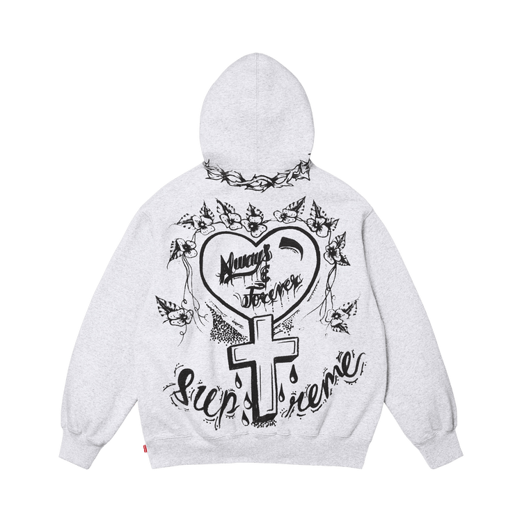 Supreme Forever Hooded Sweatshirt 'Ash Grey'