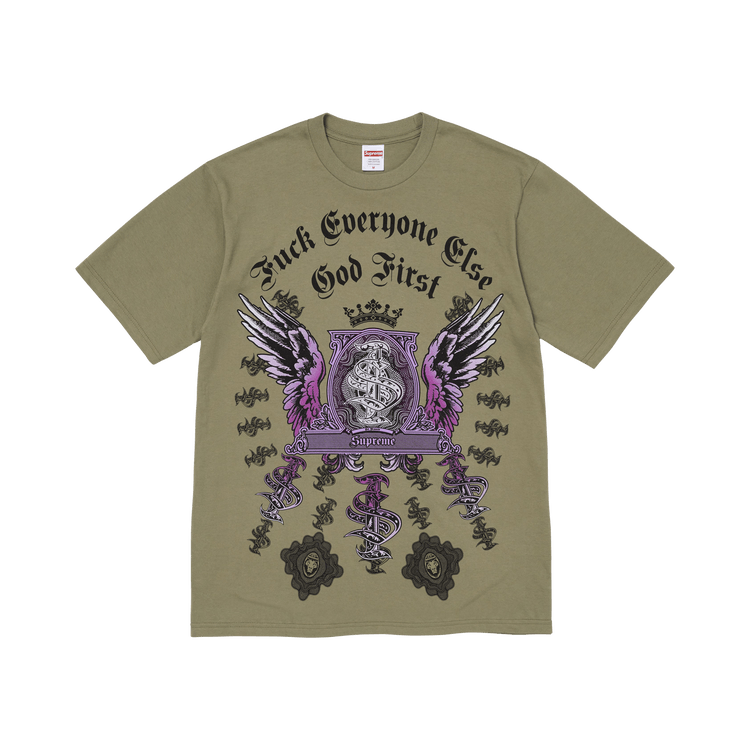Supreme Money Tee 'Light Olive'