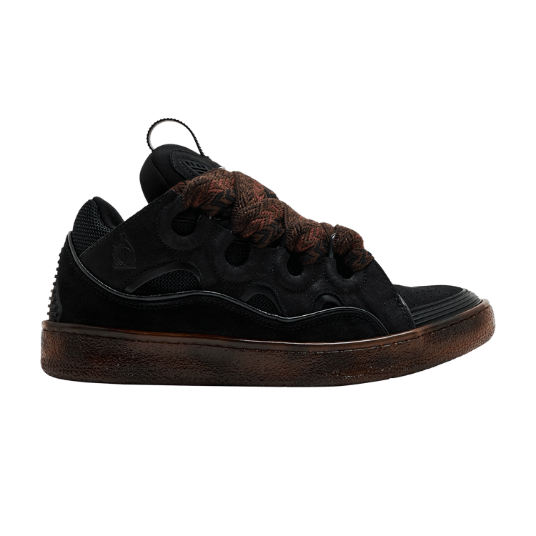 Lanvin Wmns Curb Sneaker 'Black Chocolate Brown'