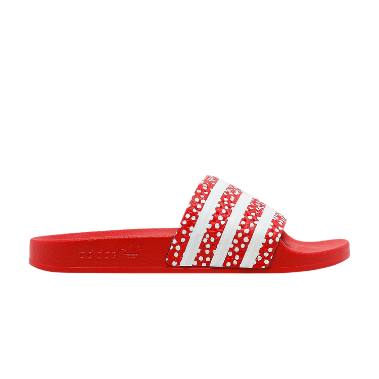 Adidas Wmns Adilette Slide 'Polka - Vivid Red'