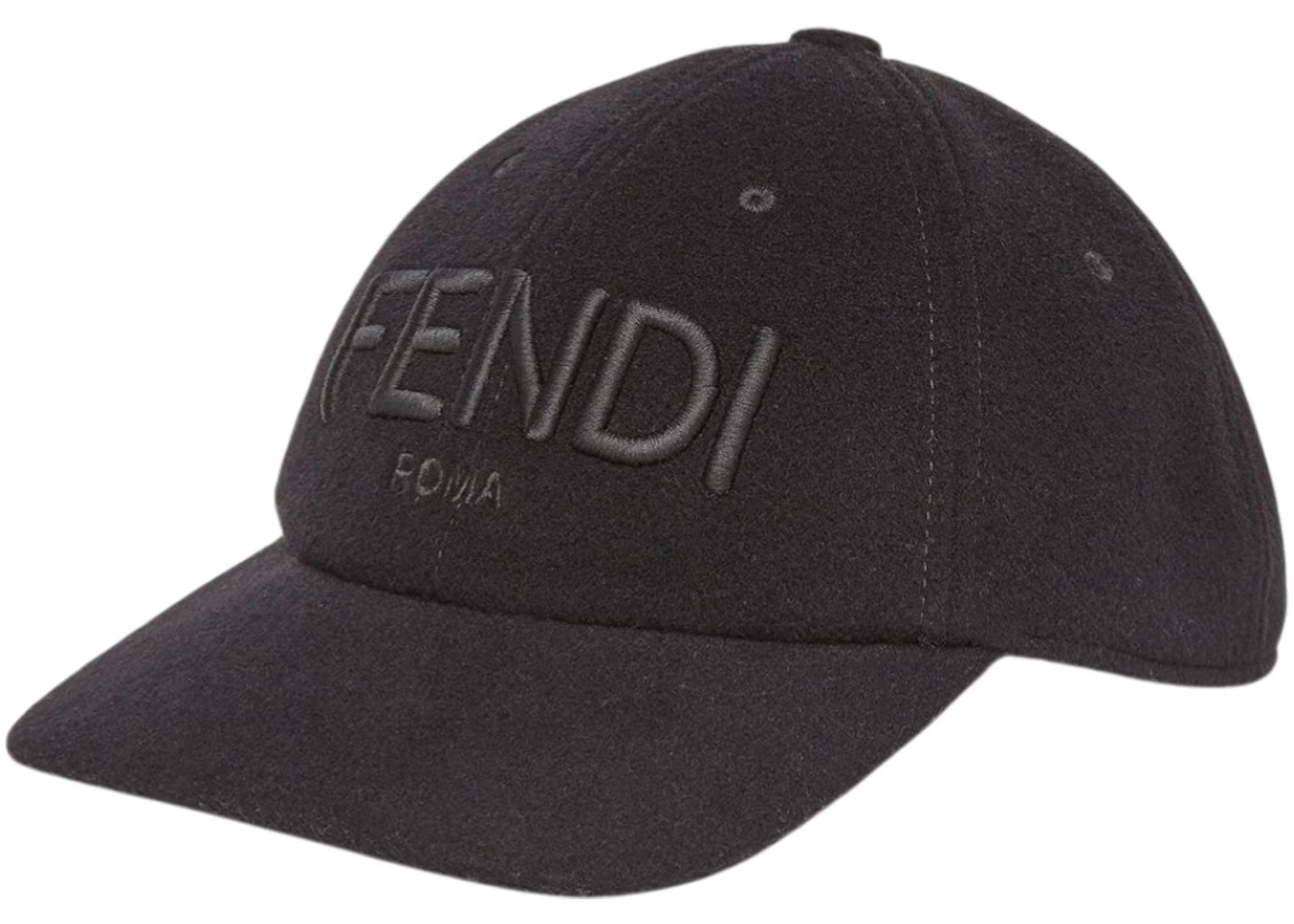 Fendi Wool Cap Black