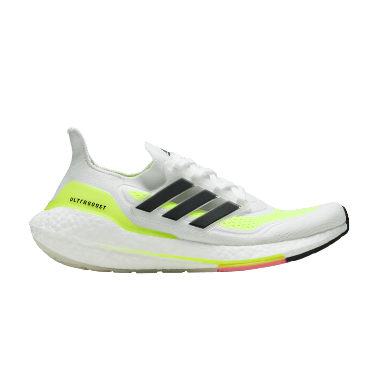 adidas UltraBoost 21 'White Solar Yellow'