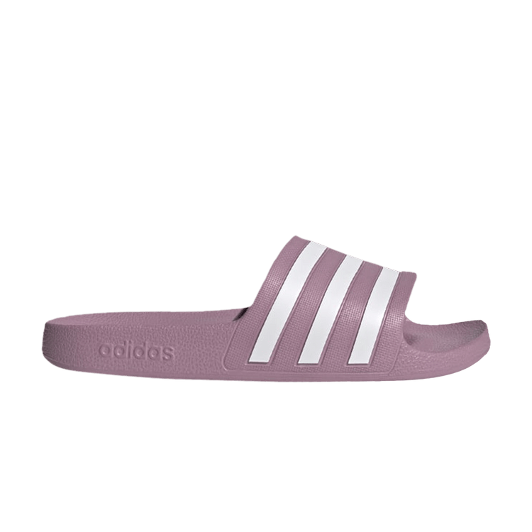Adidas Wmns Adilette Aqua Slide 'Cherry Metallic White'