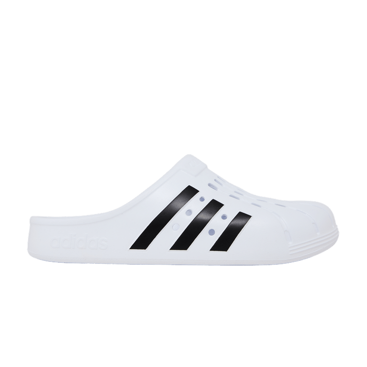 adidas Adilette Clog 'White Black'