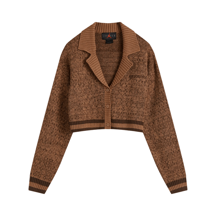 Air Jordan Knit Cardigan 'Archaeo Brown'