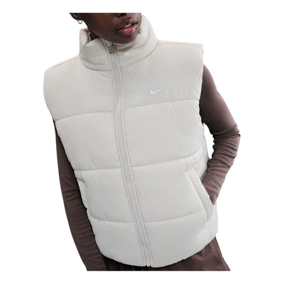 (WMNS) Nike Therma-FIT Loose-Fit Classic Puffer Vest 'Light Bone'