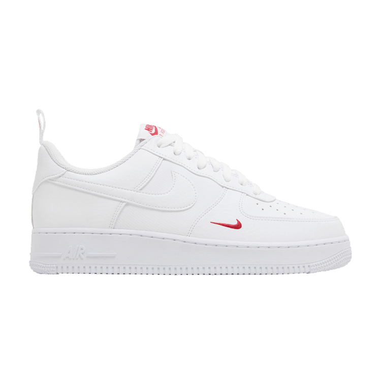 Nike Air Force 1 '07 'Red Mini Swoosh'