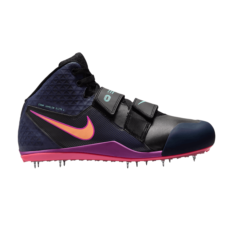 Nike Zoom Javelin Elite 3 'Black/Obsidian/Bright Crimson/Orange Pulse'