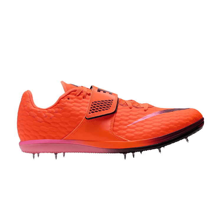 Nike High Jump Elite Track & Field Jumping Spikes 'Hyper Crimson Bordeaux Hyper Orange Pink Spell'