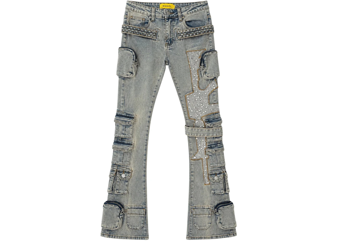 Guapi Vintage Machine Gun Denim Jeans Vintage Denim