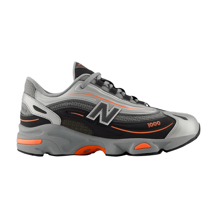 New Balance 1000 Big Kid 'Silver Metallic Tangerine Heat'