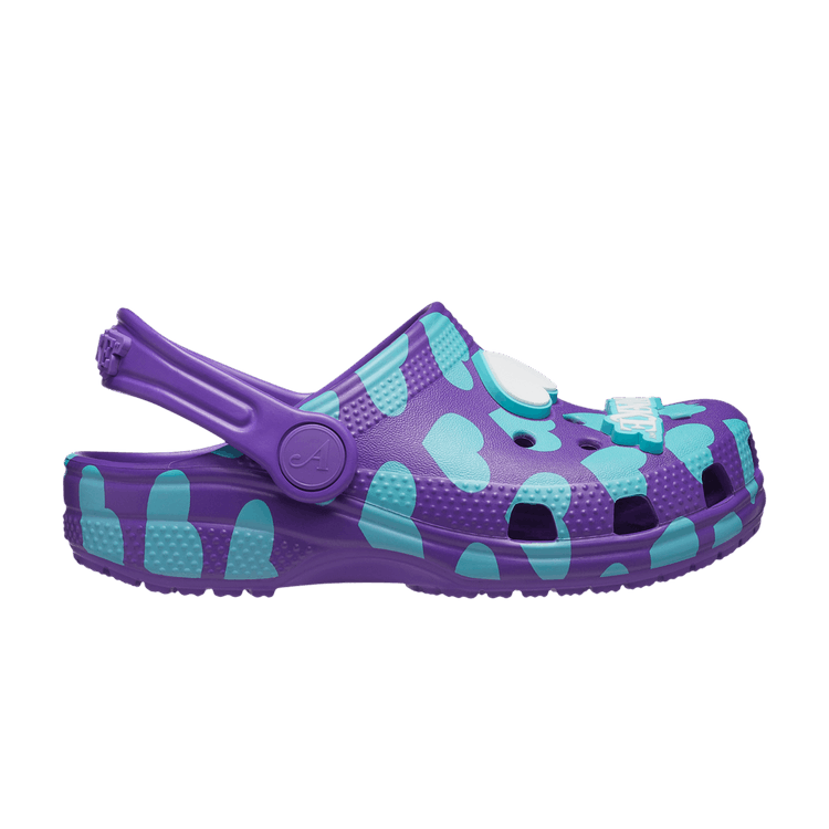 Awake NY x Crocs Classic Clog Kids 'Home Is Where The Heart Is - Purple'