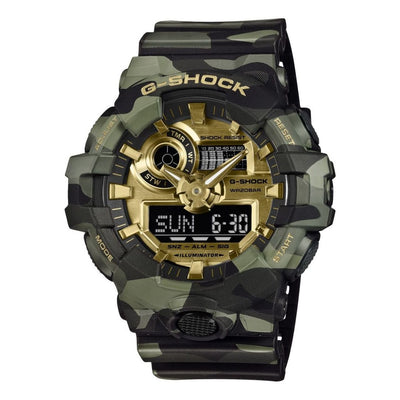 CASIO G-Shock Analog-Digital GA700 Series 'Camo Gold'