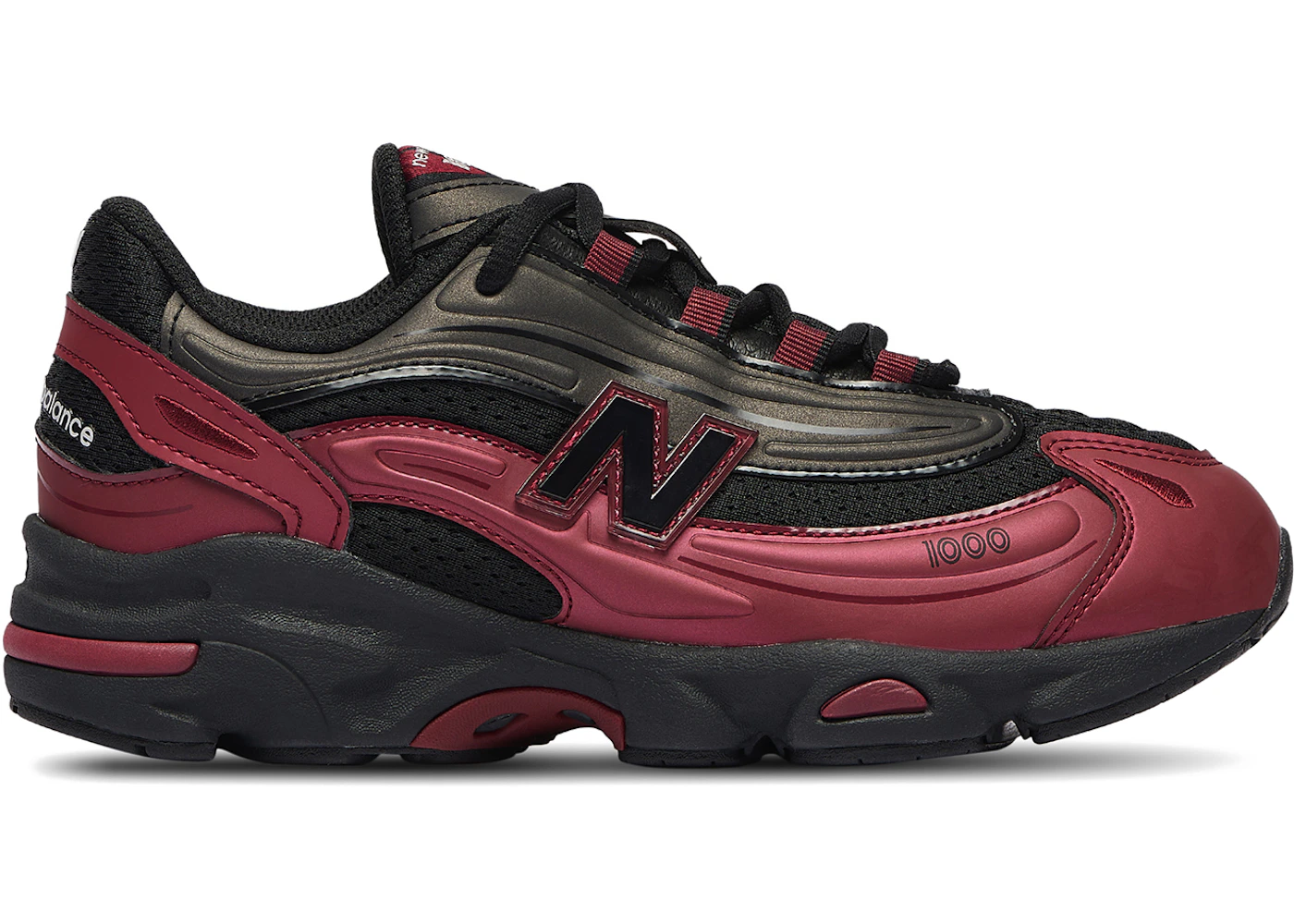 New Balance 1000 Black Burgundy (GS)