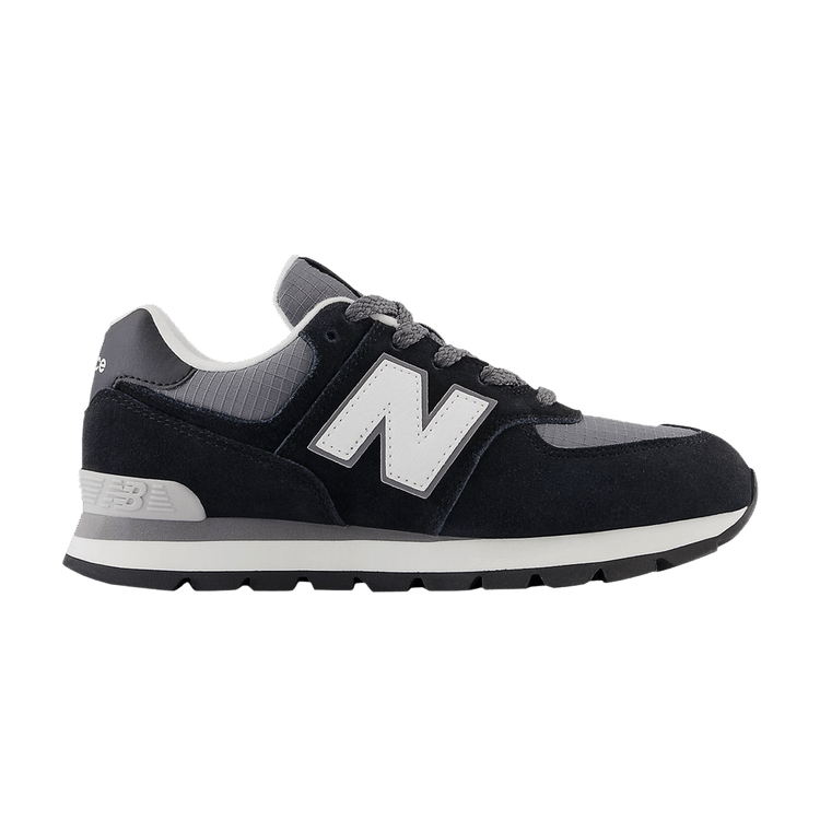 New Balance 574 Big Kid 'Black White'