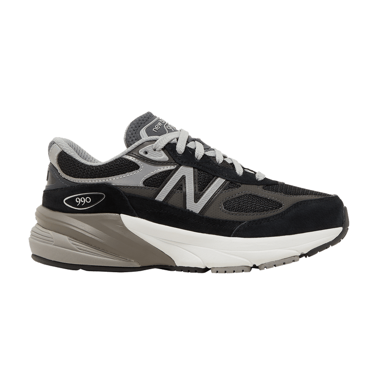 New Balance 990v6 Big Kid 'Black Silver'