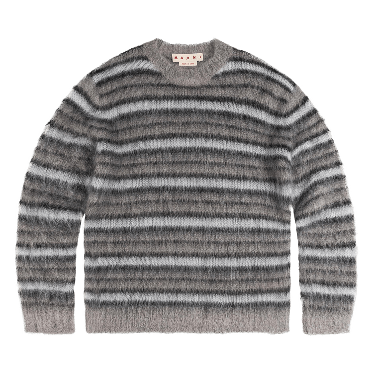 Marni Striped Knitted Sweater 'Antique Silver'
