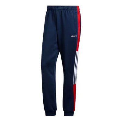 adidas originals Classics Tp Causual Sports Stripe Ankle Banded Long Pant Male Blue