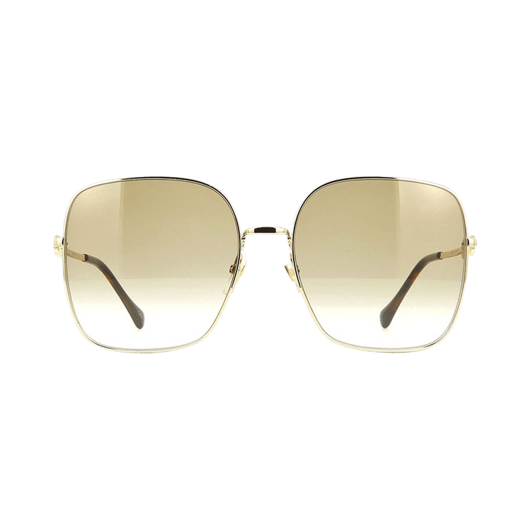 Gucci Square Sunglasses 'Brown'