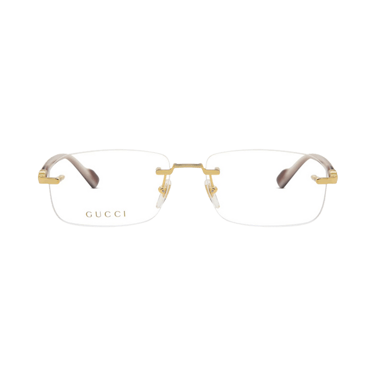 Gucci Rectangle Glasses 'Gold'