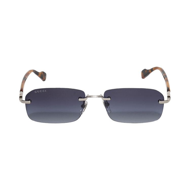 Gucci Rectangular Sunglasses 'Silver'