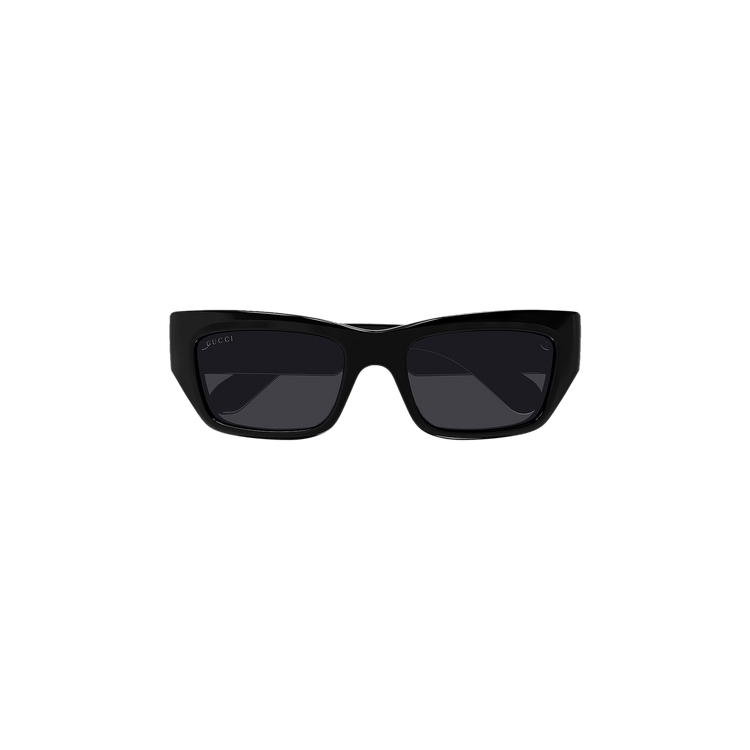 Gucci Rectangular Frame Sunglasses 'Black'