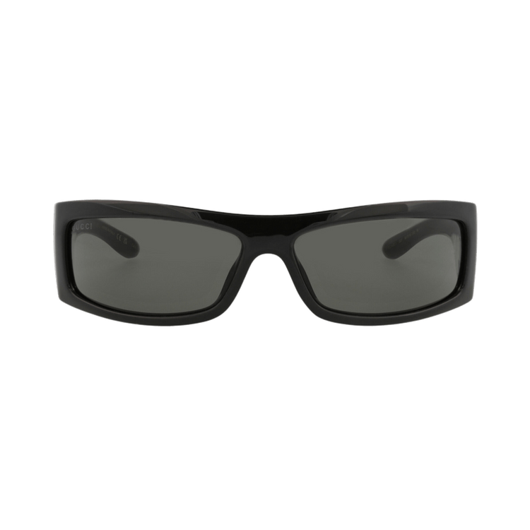 Gucci Shield Sunglasses 'Black/Grey'