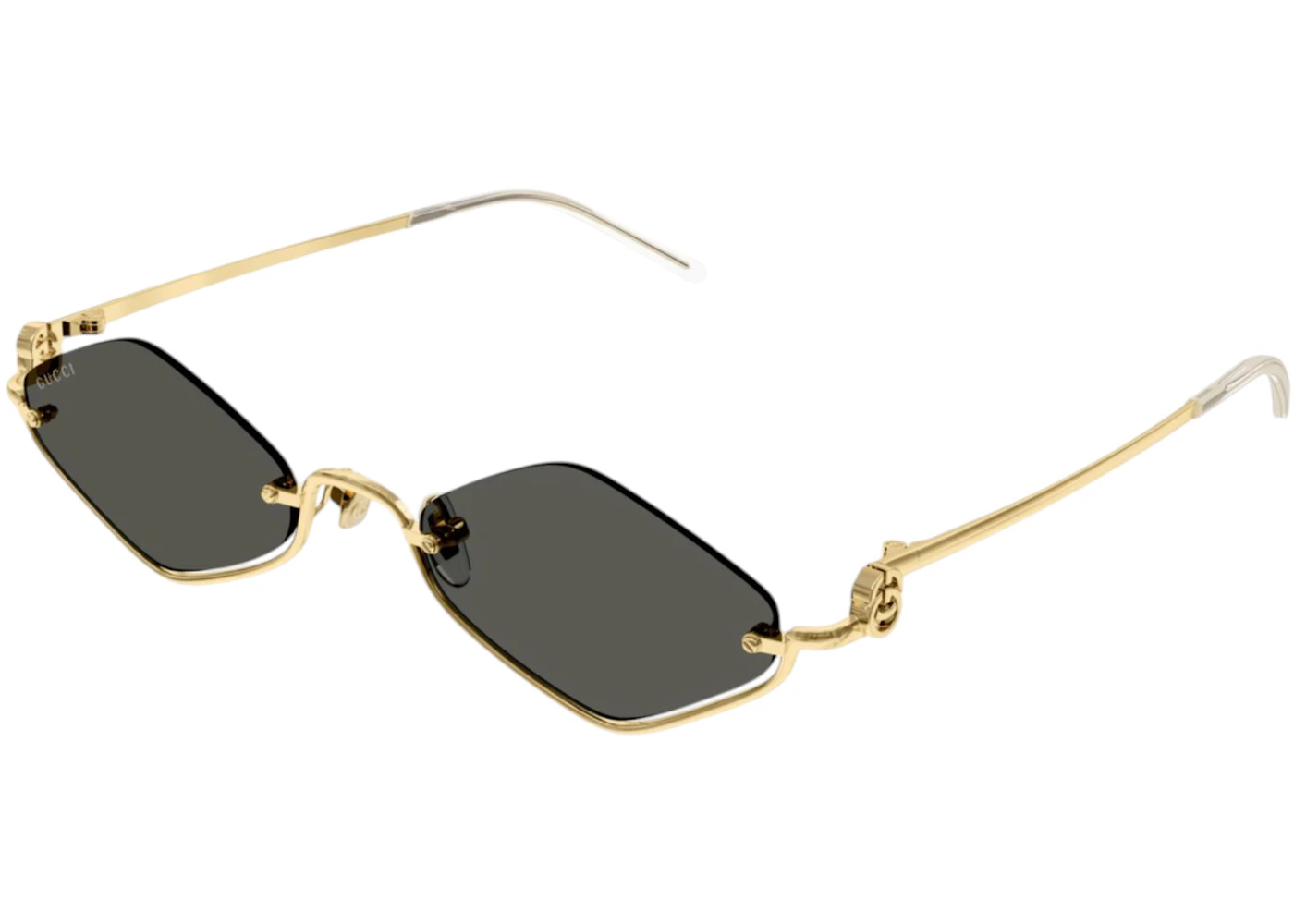 Gucci Geometric Frame (GG1604S-001) Sunglasses Gold