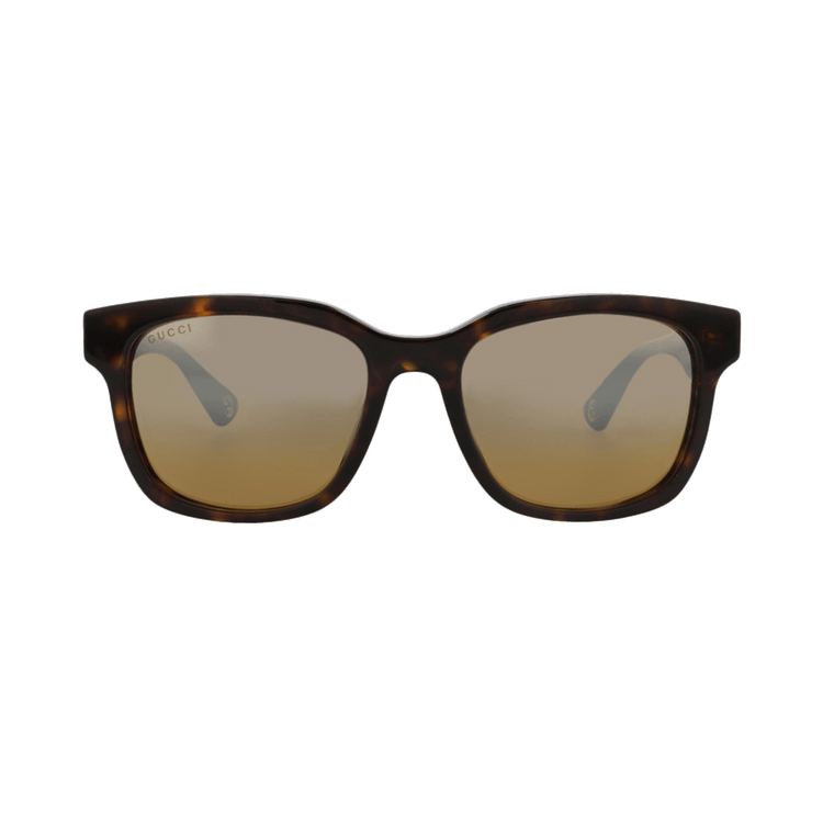 Gucci Square Sunglasses 'Havana/Silver'