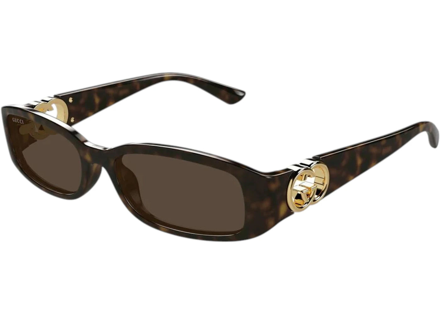 Gucci Rectangular Frame (GG1661S-002) Sunglasses Black Tortoise