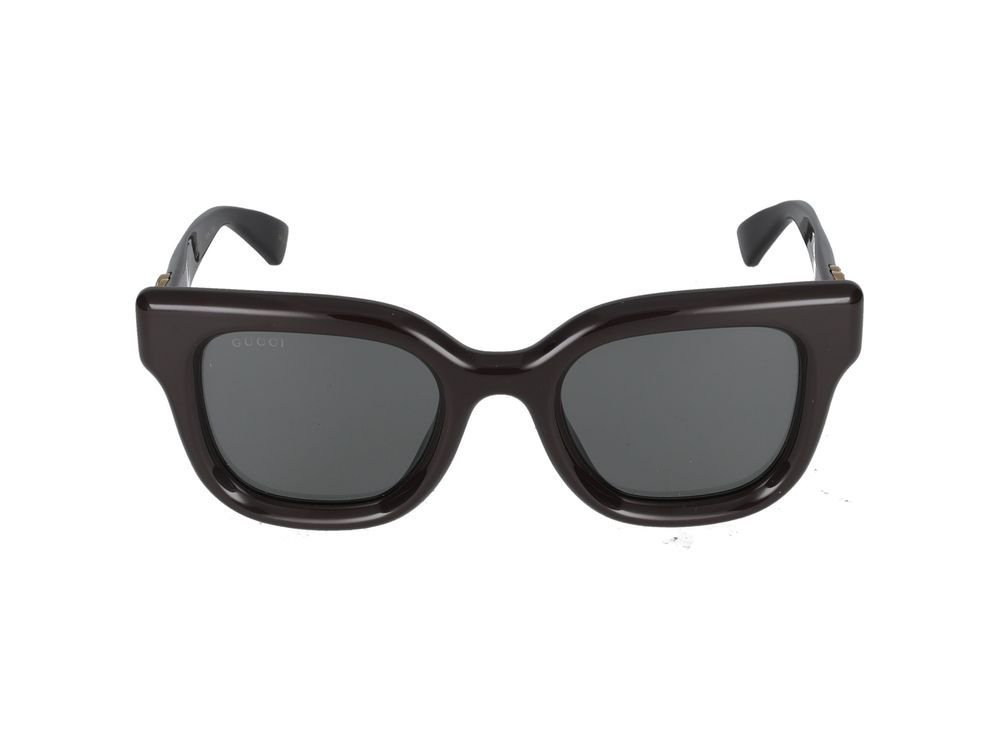 Gucci Eyewear Square Frame Logo Sunglasses
