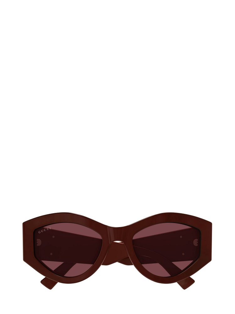 Gucci Eyewear Oval Frame Sunglasses