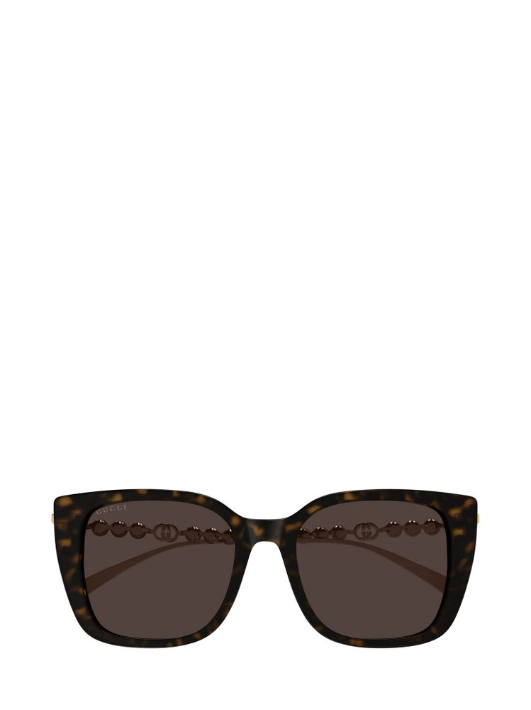 Gucci Eyewear Embellished Square Frame Sunglasses
