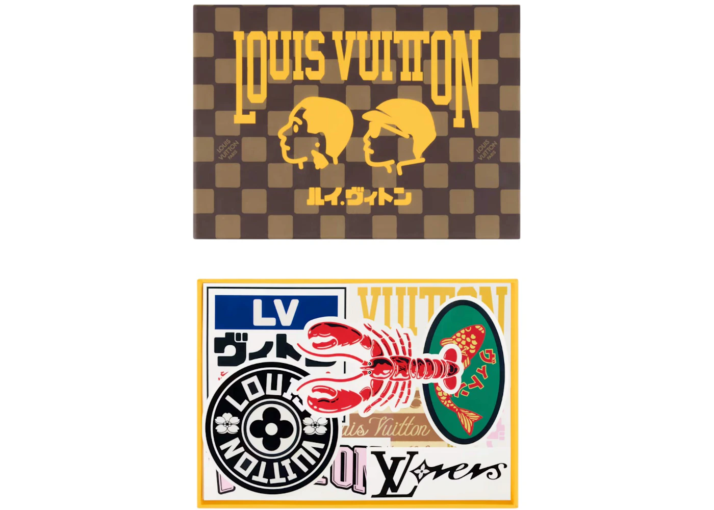 Louis Vuitton x Nigo Box Of Stickers Multicolor