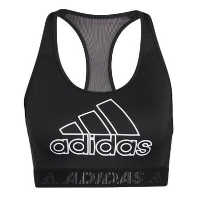 (WMNS) adidas DonAsia Sizing 't Rest Badge of Sport Bra 'Black White'
