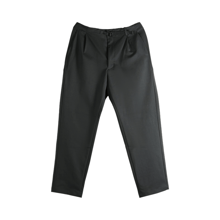 Goldwin One Tuck Tapered Stretch Pants 'Black'