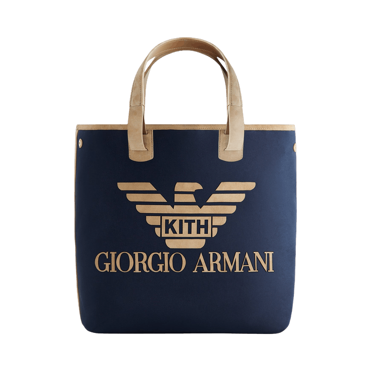 Kith x Giorgio Armani Canvas Tote 'Nocturnal'