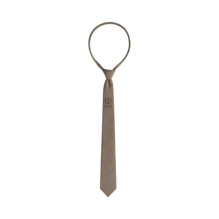 Kith Giorgio Armani & Silk Tie 'Gravel'