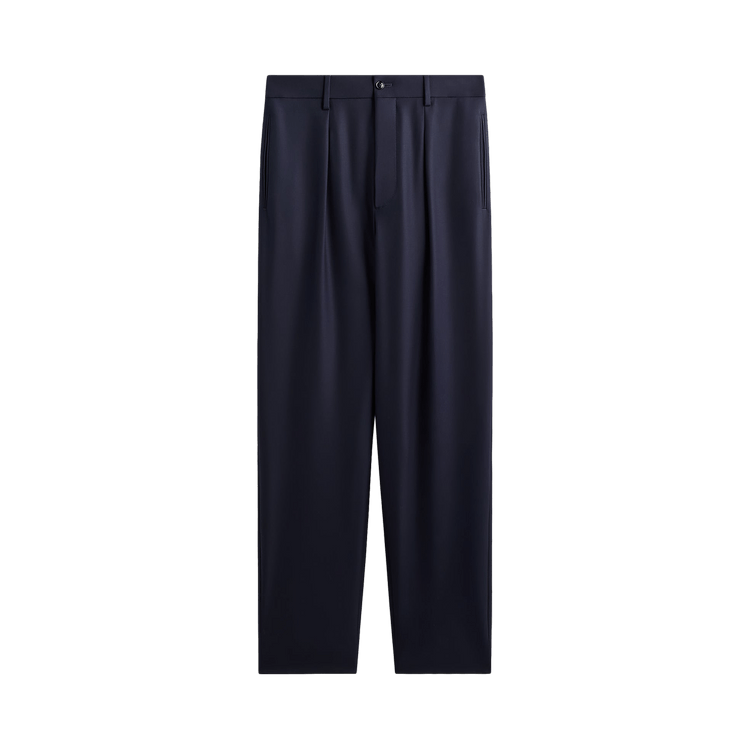 Kith &Kin x Giorgio Armani Flat Front Trouser 'Blue / Navy'