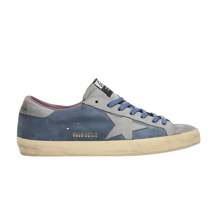 Golden Goose Super Star Suede And Nabuk Upper 'Blue Denim Silver Blue'